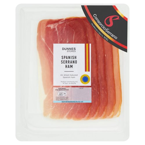 Dunnes Stores Spanish Serrano Ham 70g