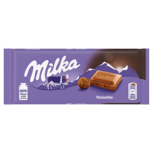 Milka Noisette Chocolate Bar 100g