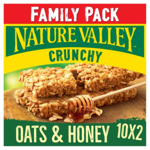 Nature Valley Crunchy Oats & Honey Family Pack 10 x 42g (420g)