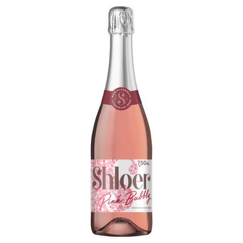 Shloer Pink Bubbly Sparkling Fruit Drink 750ml