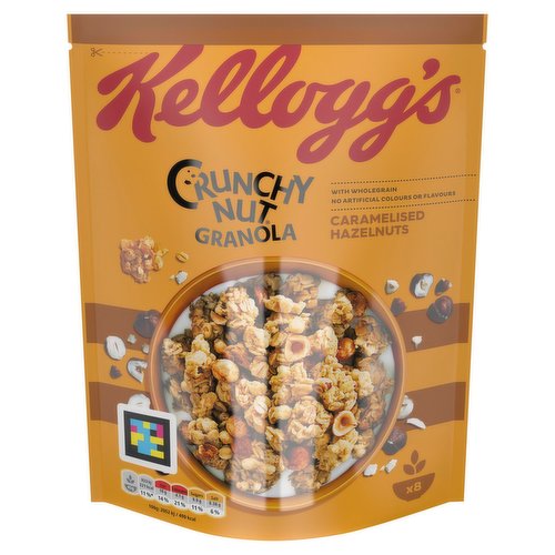  Kellogg's Crunchy Nut Milk Chocolate Curls with Honey & Nut  Clusters (450g)