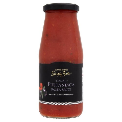 Dunnes Stores Simply Better Italian Puttanesca Pasta Sauce 428g