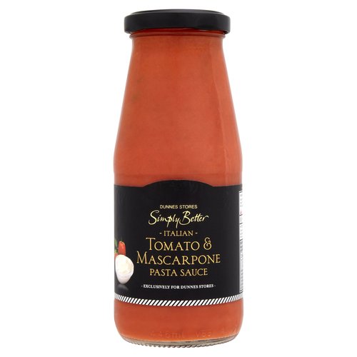 Dunnes Stores Simply Better Italian Tomato & Mascarpone Pasta Sauce 428g