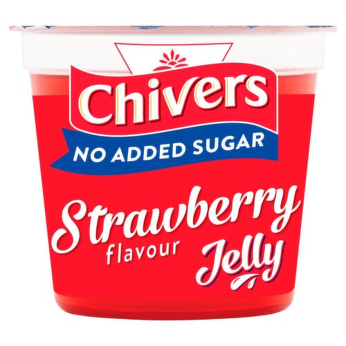 Chivers No Added Sugar Strawberry Flavour Jelly 115g