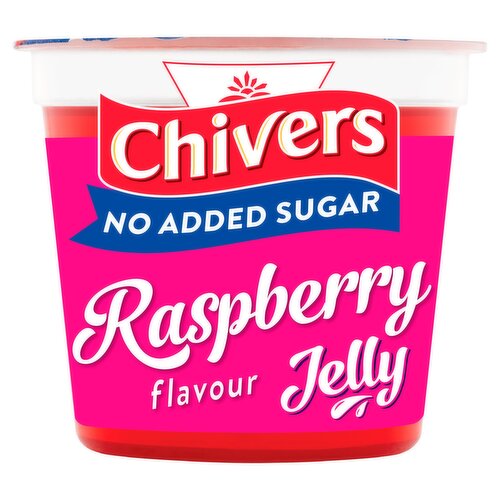 Chivers No Added Sugar Raspberry Flavour Jelly 115g