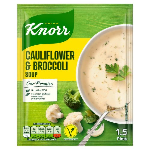 Knorr Cauliflower & Broccoli Soup 1.5 Pints/67g