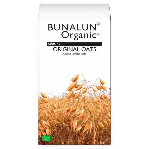 Bunalun Organic Cooking Original Porridge Oats 1kg