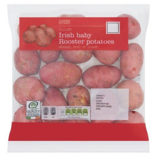 Dunnes Stores Floury Irish Baby Rooster Potatoes 1kg