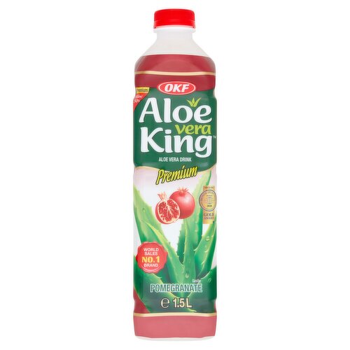 OKF Aloe Vera King Aloe Vera Drink Premium Pomegranate Taste 1.5l