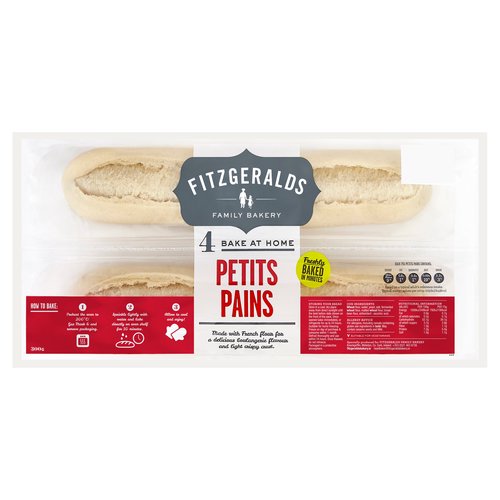 Fitzgeralds Family Bakery 4 Petits Pains 300g