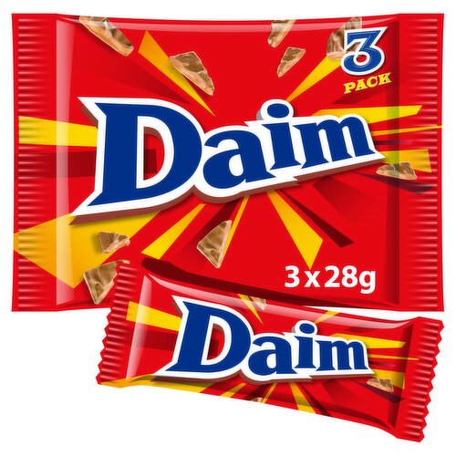 Daim Chocolate Bar 3 Pack 84g