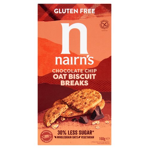 Nairn's Chocolate Chip Oat Biscuit Breaks 160g