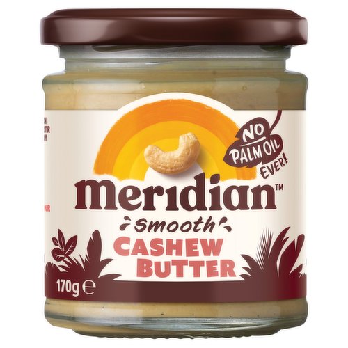 Meridian Smooth Cashew Butter 170g Jar