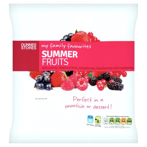 Dunnes Stores My Family Favourites Summer Fruits 500g