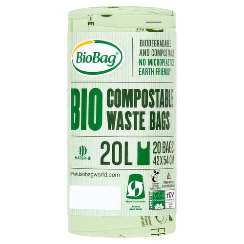 BioBag 20 Compostable Waste Bags 20L