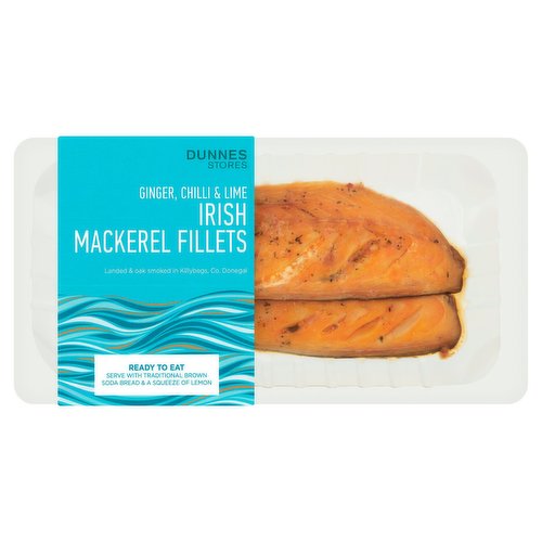 Dunnes Stores Ginger, Chilli & Lime Irish Mackerel Fillets 160g