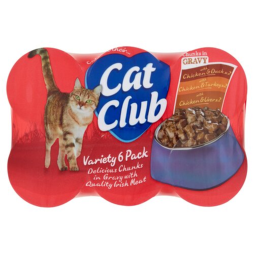 Cat Club Chunks in Gravy Variety Pack 6 x 400g