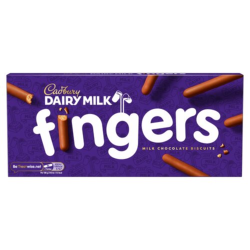 Cadbury Dairy Milk Chocolate Covered Fingers, 114g