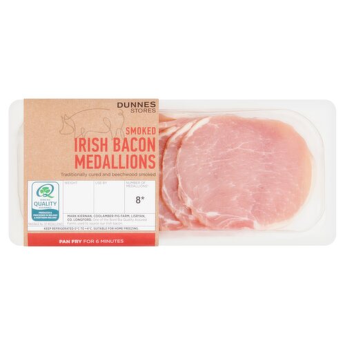 Dunnes Stores Smoked Irish Bacon Medallions 200g