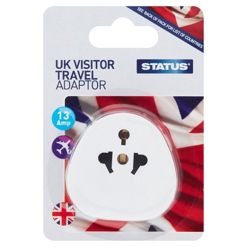 Status UK Visitor Travel Adaptor