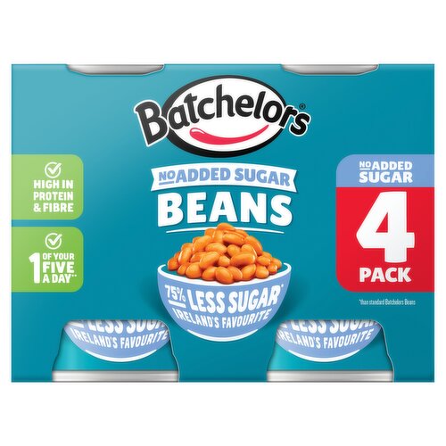 Batchelors Beans No Added Sugar 4 x 420g