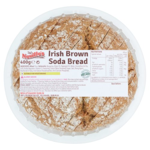 Neville's Irish Brown Soda Bread 400g