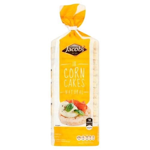 Jacob's 18 Natural Corn Cakes 84g