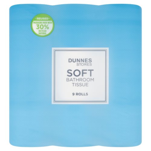 Dunnes Stores Soft Bathroom Tissue 9 Rolls