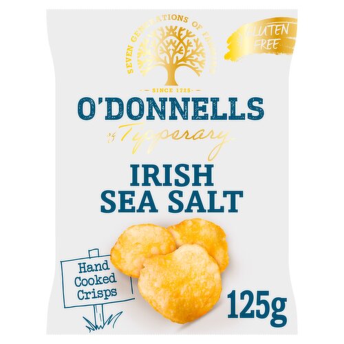 O'Donnells Irish Sea Salt Crisps 125g