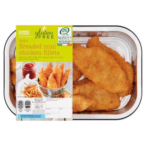 Dunnes Stores Gluten Free Irish Breaded Mini Chicken Fillets