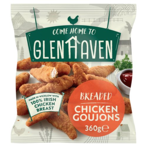 Glenhaven Breaded Irish Chicken Goujons 360g