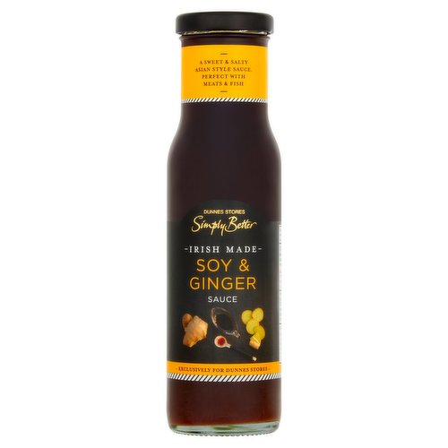 Dunnes Stores Simply Better Irish Made Soy & Ginger Sauce 250ml