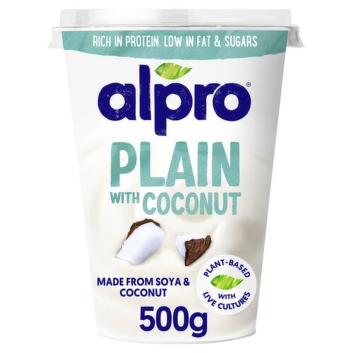 Alpro Plain with Coconut 500g