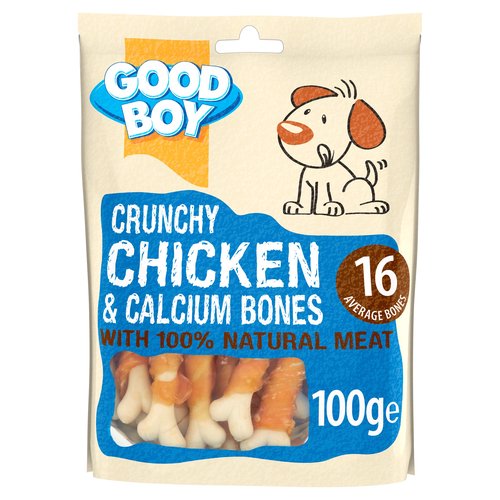 Good Boy Pawsley & Co. Crunchy Chicken & Calcium Bones 100g