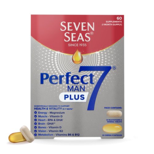 Seven Seas Perfect7 Man Plus, With Multivitamins And Omega-3