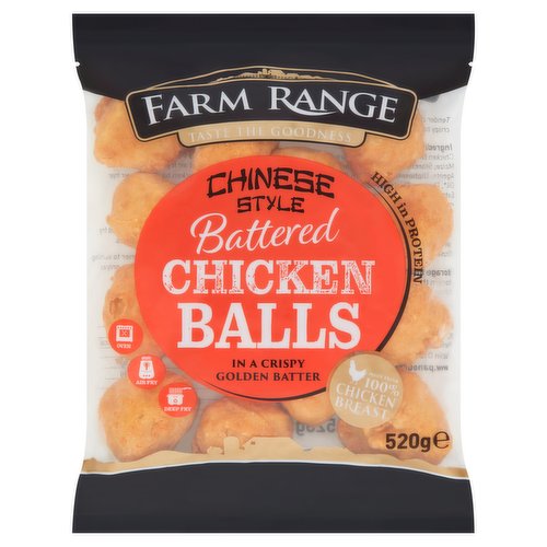 Farm Range Chinese Style Battered Chicken Balls 520g