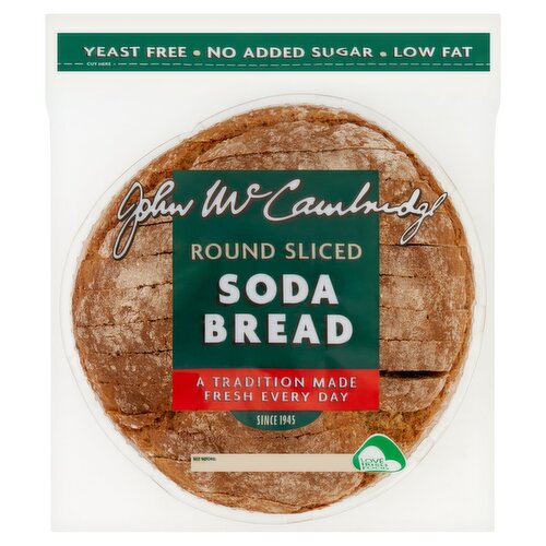 John McCambridge Round Sliced Soda Bread 570g