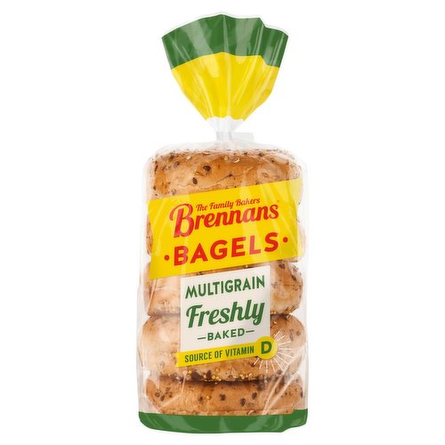 Brennans 5 Bagels Multigrain 450g