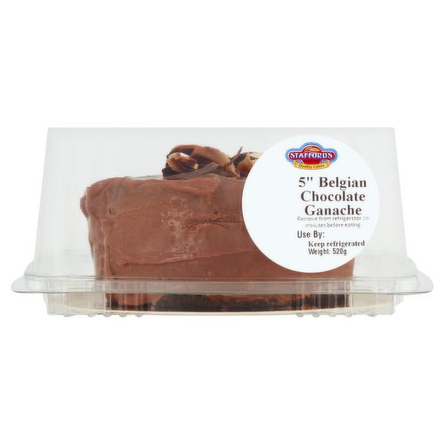 Stafford's Bakeries 5" Belgian Chocolate Ganache 520g