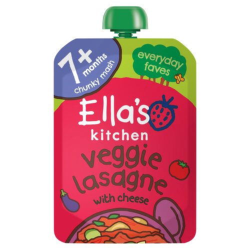 Ella's Kitchen Organic Veggie Lasagne Baby Food Pouch 7+ Months 130g