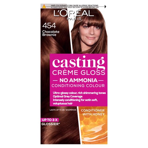 L'Oreal Casting Creme Gloss 454 Chocolate Brownie Brown Semi Permanent Hair Dye