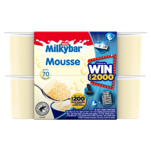 Milkybar White chocolate Mousse 4 x 55g