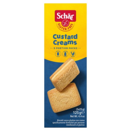 Schär Gluten-Free Custard Creams 5 x 25g (125g)