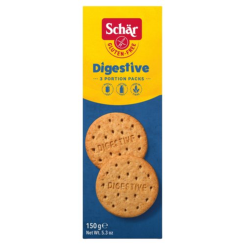 Schär Gluten-Free Digestive 3 x 50g (150g)