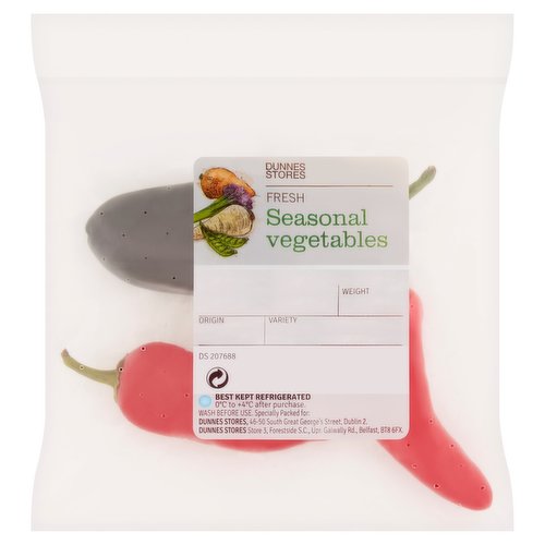 <br/><b>Pack Size</b><br/>50g ℮<br/><b>Storage Type</b><br/>Chilled<br/><br/><b>Storage and Usage Statements</b><br/>Keep Refrigerated<br/><br/><b>Storage</b><br/>Best kept refrigerated 0°C to +4°C after purchase.<br/><br/><b>Storage Conditions</b><br/>Min Temp °C 0<br/>Max Temp °C 4<br/><br/><b>Preparation and Usage</b><br/>Wash before use.<br/><br/>Country of Origin - Spain<br/>Packed In - Spain<br/><br/><b>Company Name</b><br/>Dunnes Stores / Dunnes Stores (Bangor) Ltd.<br/><br/><b>Company Address</b><br/>Dunnes Stores,<br/>
46-50 South,<br/>
Great George's Street,<br/>
Dublin 2.<br/>
<br/>
Dunnes Stores (Bangor) Ltd.,<br/>
28 Hill Street,<br/>
Newry,<br/>
Co. Down,<br/>
BT34 1AR.<br/><br/><b>Return To</b><br/>Dunnes Stores,<br/>
46-50 South,<br/>
Great George's Street,<br/>
Dublin 2.<br/>
<br/>
Dunnes Stores (Bangor) Ltd.,<br/>
28 Hill Street,<br/>
Newry,<br/>
Co. Down,<br/>
BT34 1AR.<br/><br/>