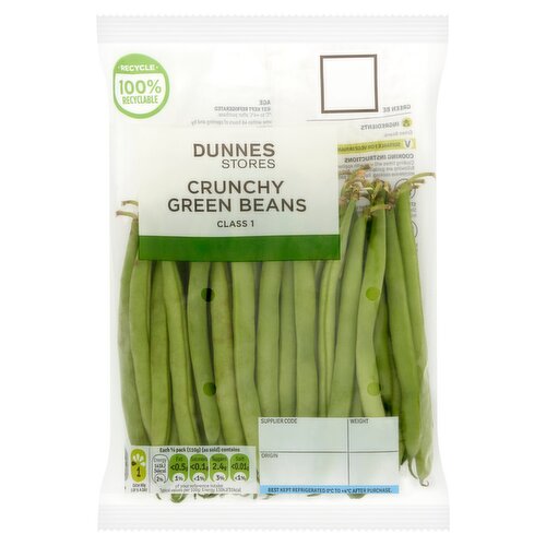 Dunnes Stores Seasonal Vegetables Fresh Green Beans 220g