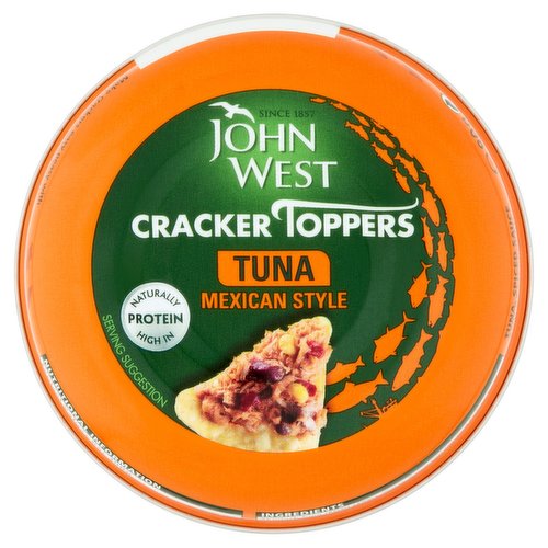 John West Cracker Toppers Mexican Style Tuna 80g