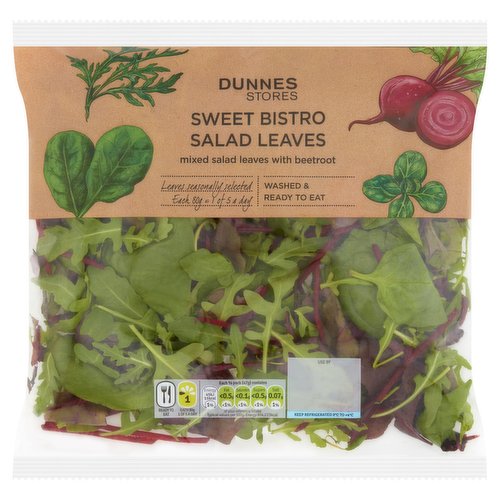 Dunnes Stores Sweet Bistro Salad Leaves 140g