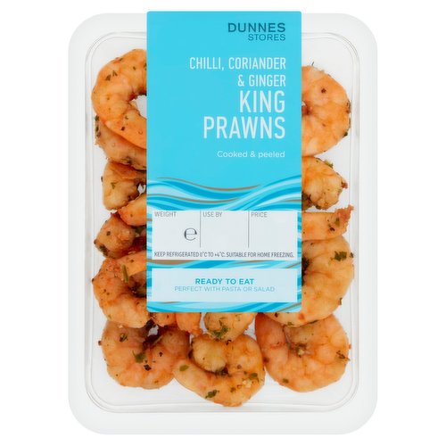 Dunnes Stores Chilli, Coriander & Ginger King Prawns 90g