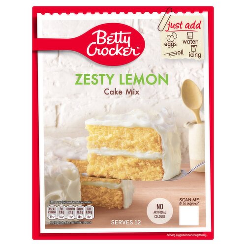 Betty Crocker Zesty Lemon Cake Mix 425g